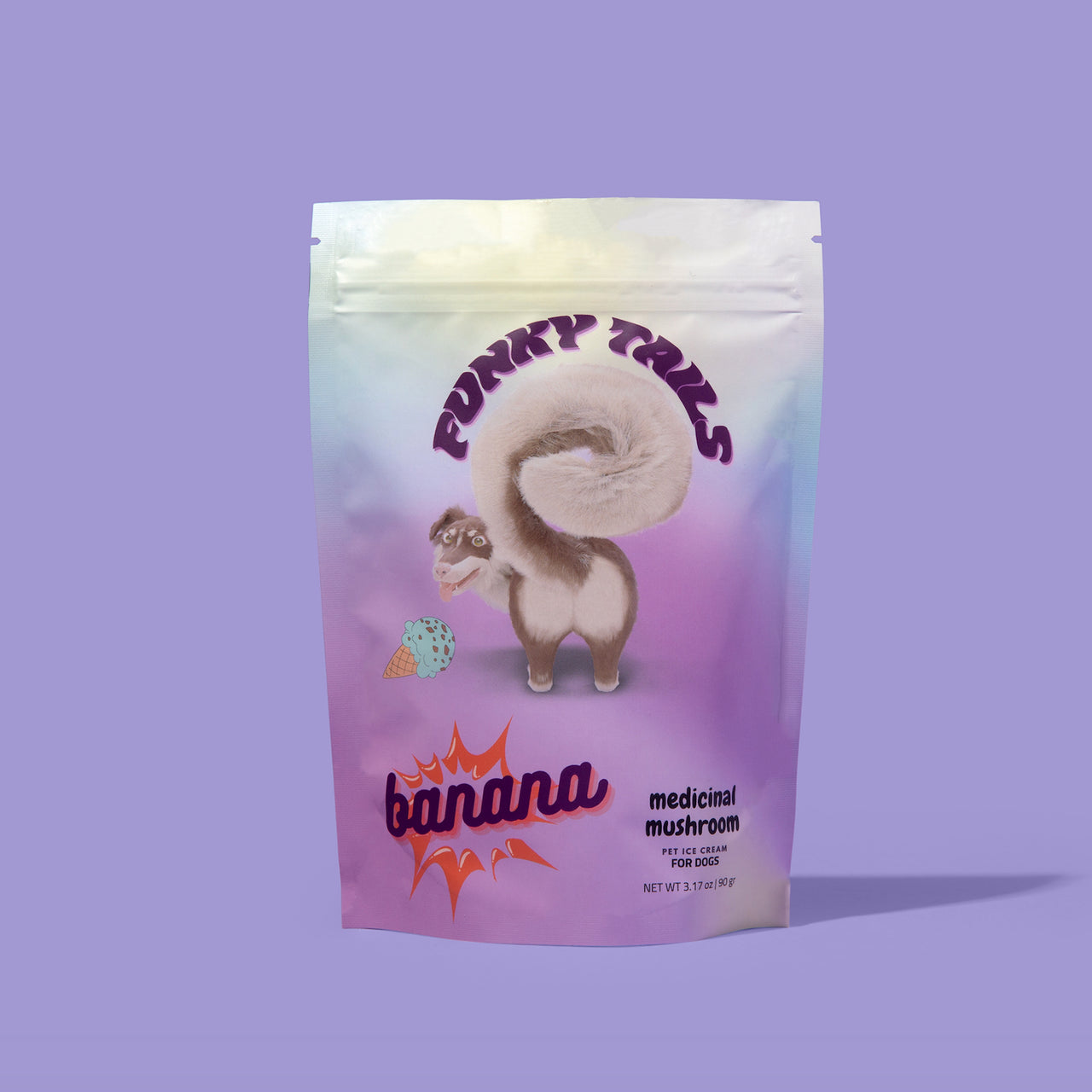 Funky Tails Banana Dog Ice Cream