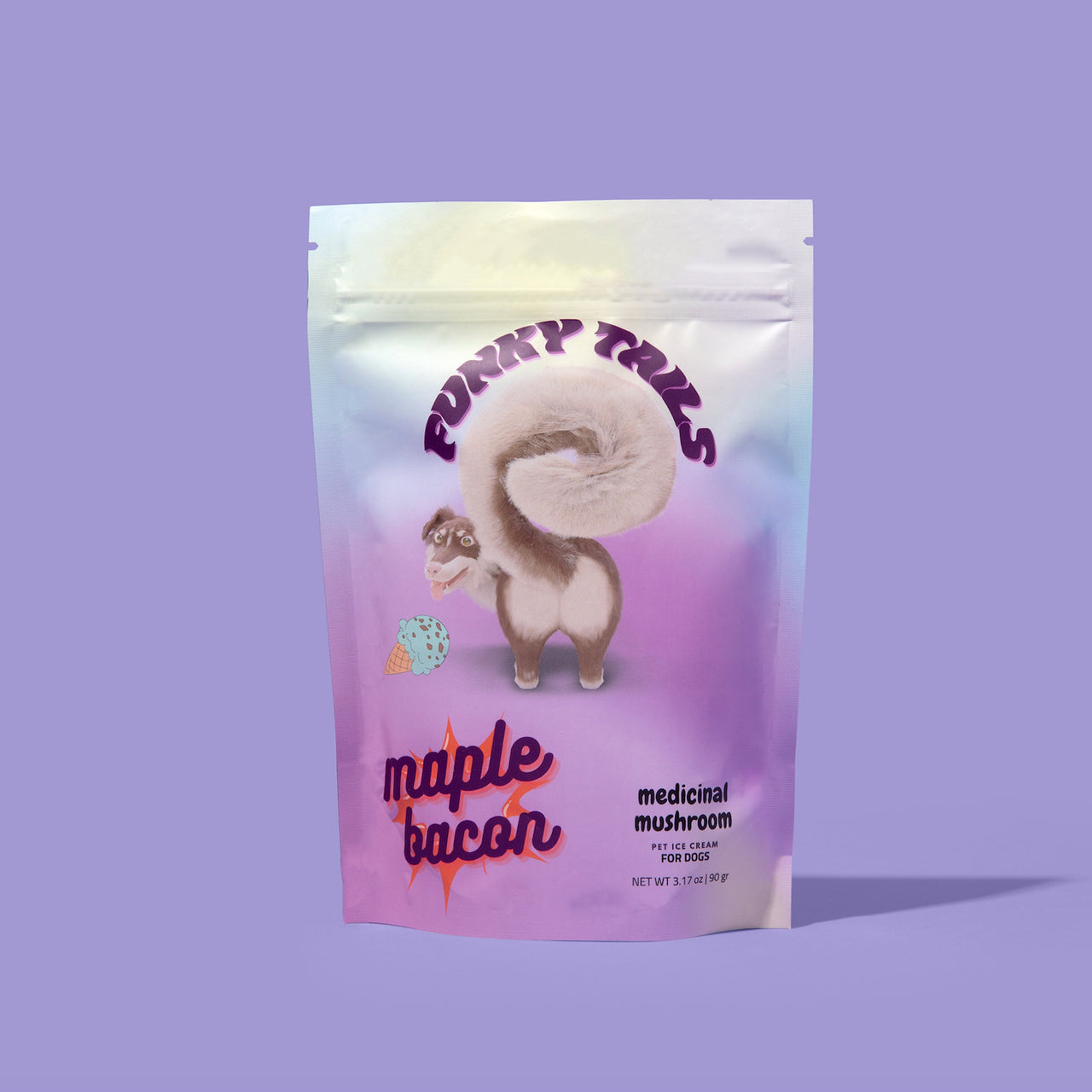 Funky Tails Maple Bacon Dog Ice Cream