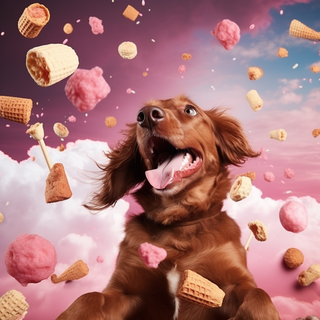 Funky Tails Peanut Butter Dog Ice Cream